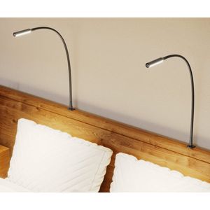 Leeslamp Bed - Set van 2 - Bedlamp Dimbaar - Bedlampjes Leeslampjes - Bedlamp - Slaapkamer Volwassenen - Leeslampje Nachtkastje - Nachtkast Lamp - Hoofdbord Boeklamp