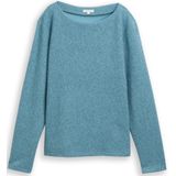 Tom Tailor Soft-touch sweatshirt met knoopdetails