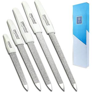Dubbelzijdige Nagelvijlen - Professionele Manicure en Pedicure - 5 stuks - Made in Duitsland