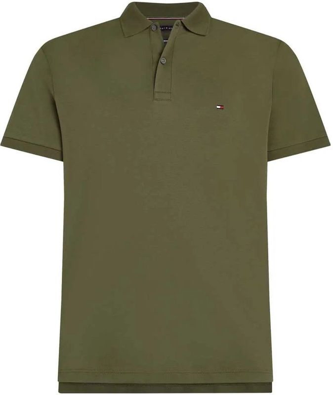 Tommy Hilfiger Liqui Seasonal Korte Mouw Poloshirt Groen M Man