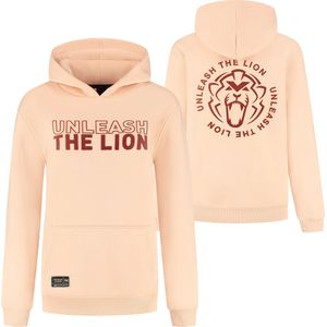 Hoodie - Peach - Unleash The Lion - Max Verstappen