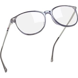 Equivera Daglichtbril - Daglichtbril - Therapiebril - Computerbril - Gamebril - Schermbril - Blauwlicht Filter - Anti-Vermoeidheid - Zonder Sterkte