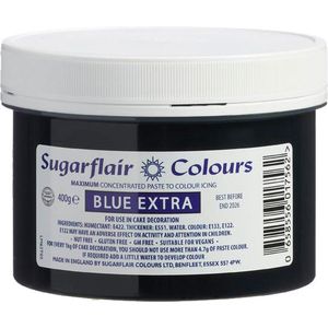 Sugarflair Max Concentrate Paste Colour - Voedingskleurstof - Blauw - 400g