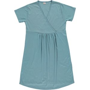 Zwangerschapspyjama biologisch katoen Denim blauw Large - maat 40