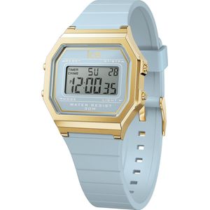 Ice Watch ICE digit retro - Tranquil blue 022058 Horloge - Siliconen - Blauw - Ø 33 mm