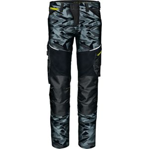 SIR SAFETY GEMINI CAMO Stretch Werkbroek HEREN Camouflage - Met 4-Way Stretch Inzetstukken, Knie- & Hielversteviging - Kniezakken, Gereedschapslussen & Badgehouder