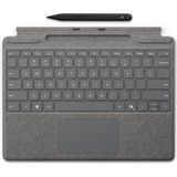 Microsoft Surface Pro Keyboard with Slim Pen for Business AZERTY Belgisch Microsoft Cover port Platina