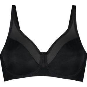 Hunkemöller Dames Lingerie Niet-voorgevormde minimizer beugel bh Nina - Zwart - maat F95