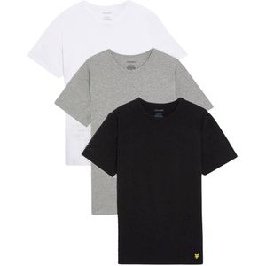 Lyle & Scott Basic Lounge Shirt Heren (3-pack) - Maat S