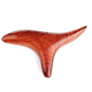 S&E Houten triggerpoint massage- en Gua Sha-tool - Professionele lymfedrainage en therapie voor rug, benen, handen en gezicht