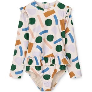 Liewood - Sille - Zwempak met Lange Mouwen - Zwemkleding - Paint Stroke - 2 jaar