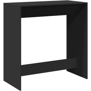 vidaXL Bartafel - Bartafels - Statafel - Statafeltje - Bartafel 102x50x103,5 cm bewerkt hout zwart
