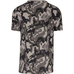 T-shirt Heren 3XL Kariban Ronde hals Korte mouw Grey Camouflage 100% Katoen