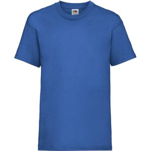 Fruit Of The Loom Kinder / Kinderen Unisex Valueweight T-shirt met korte mouwen (Royaal Blauw)