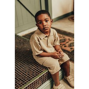 Bo knitted short sand 134-140