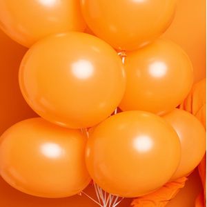 50 stuks Oranje ballonnen pakket - Helium Ballonnenset, EK voetbal, Oranje-versiering, Feestversiering, Straatfeest, Koningsdag, Verjaardag. Incl. ballonsluiters met wit lint