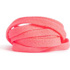 GBG Sneaker Veters 120CM - Neon Roze - Neon Pink - Laces - Platte Veter