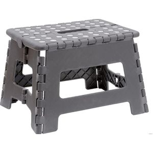 Stellar Opvouwbare Kruk - Laadvermogen 150 kg - 22 cm Hoog - Grijs