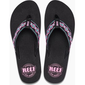 Reef Sandy Hi Dames Slippers - Zwart - Maat 42,5