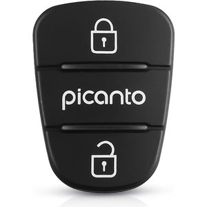 Vervanging Rubber 2 Knoppen Sleutel Sleutelbehuizing Geschikt Voor Kia Picanto