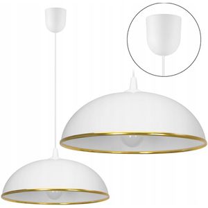 Kroonluchter 36cm kunststof Keuken Goud 0403 witgoud