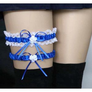 Jumada's - Kousenband - Bruiloft - Vrijgezellenfeest - Lingerie - Sexy Look - Fel Blauw
