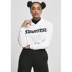 Starter Black Label - Starter Crop Hoodie - XL - Wit