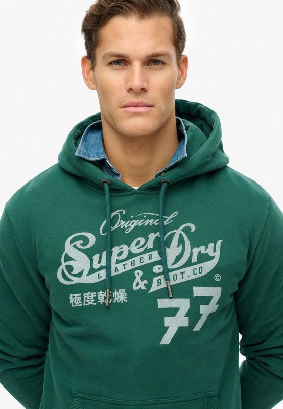 Superdry - Leather & Boot Co - Hoodie - Relaxed Fit