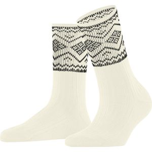 ESPRIT - Selbu Shimmer W - Sokken - Wit - Katoen - 1 stuk