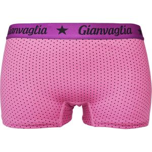 Dames boxershorts Gianvaglia 3 pack stippelmotief magenta L