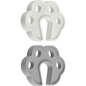 Allecto plus - Set van 2 deurprops voor wasmachine en vaatwasser - Houders voor drogerdeur - Deurstop wasmachine