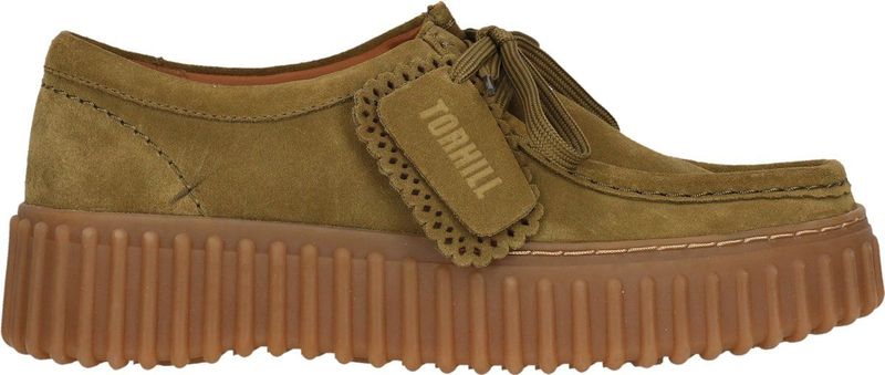 CLARKS - Torhill Bee - Mocassins - Groen