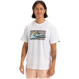 Quiksilver Retro Fade T-shirt Met Korte Mouwen Wit S Man