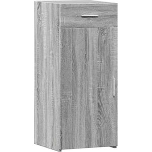 vidaXL - Dressoir - 40x42,5x93 - cm - bewerkt - hout - grijs - sonoma - eikenkleur