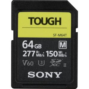 Sony sdxc m tough series 64gb uhs-ii class 10 u3 v60
