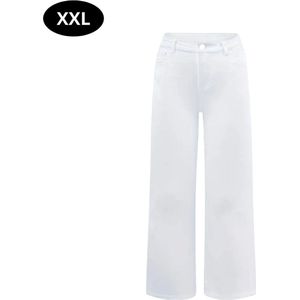 Bovista Lange Broek Dames - Spijkerbroek - Broeken - Spijker - Pants - Jeans - Trouser - Loose Fit - Straight Leg - Denim - Blauw - Maat XXL