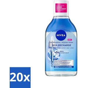 NIVEA - Micellair Water - Serum Verrijkt Opladend - Verwijdert Waterbestendige Make-up - 400 ml - Bulkverpakking - 20 stuks