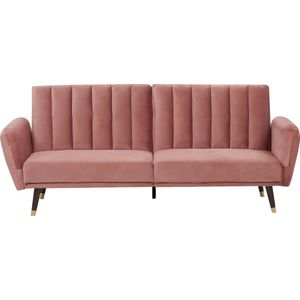 VIMMERBY - Slaapbank - Roze - Fluweel