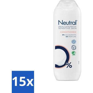 Neutral - Conditioner - Gevoelige Hoofdhuid - 0% Parfum & Kleurstof - 250 ml - Bulkverpakking - 15 stuks