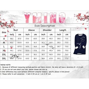 Dames Wintertrui Fleece Ronde Hals met Kattenpatroon