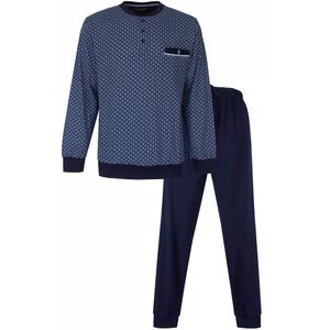 Paul Hopkins - Heren Pyjama - Donker Blauw - Met Borstzakje