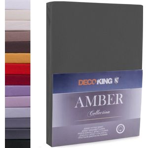 Amber Collection Hoeslaken, 100% jersey canvas, verzonden naar het boxspringbed