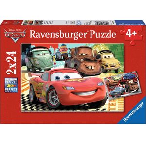 Ravensburger Disney Cars Nieuwe avonturen- Twee puzzels van 24 stukjes - kinderpuzzel