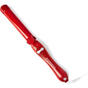 Beachwaver - B1.25 - Krultang - Rood Glitter