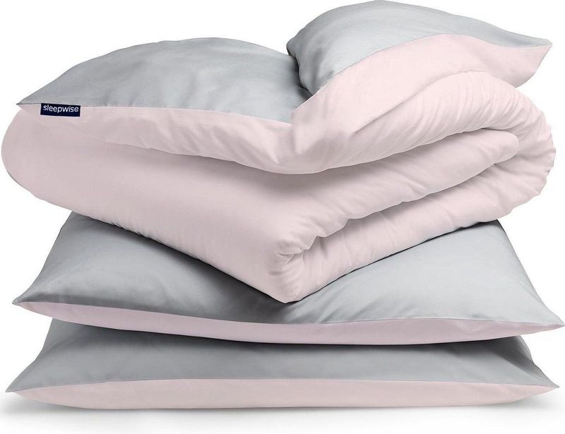 Sleepwise - Soft Wonder-Edition - Dekbedovertrek - Roze - 200 x 200 cm - 2 Kussenslopen 80 x 80 cm