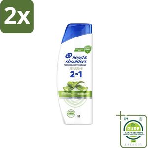 Head & Shoulders - Shampoo - Sensitive - Gevoelige Hoofdhuid & Kalmerend - 285 ml - Voordeelverpakking - 2 stuks - Gevoelige hoofdhuid - Roosvrij haar
