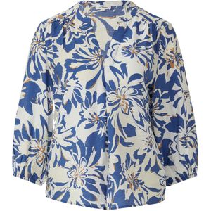 s.Oliver - Blouse - Viscose - 3/4 Mouwen - Ronde of V-hals