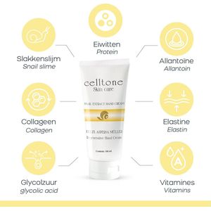 Celltone - Handcrème - Slakkenslijm - 50ml - Natuurlijke Ingrediënten