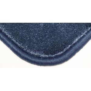 Bedmat Willemijn donker blauw 35x160cm