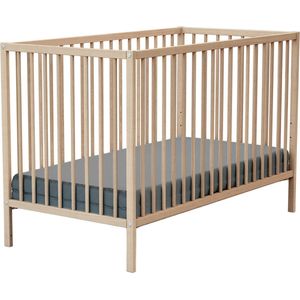 WEBABY - Babybedje van ruw beukenhout met matras
